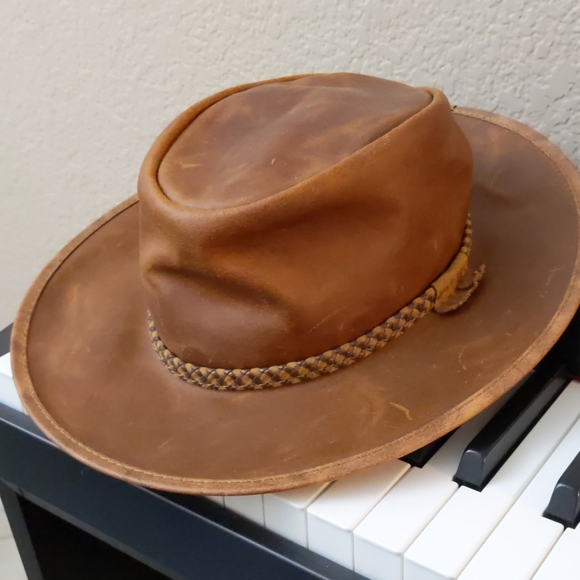 Crushable Leather Hat main image 4